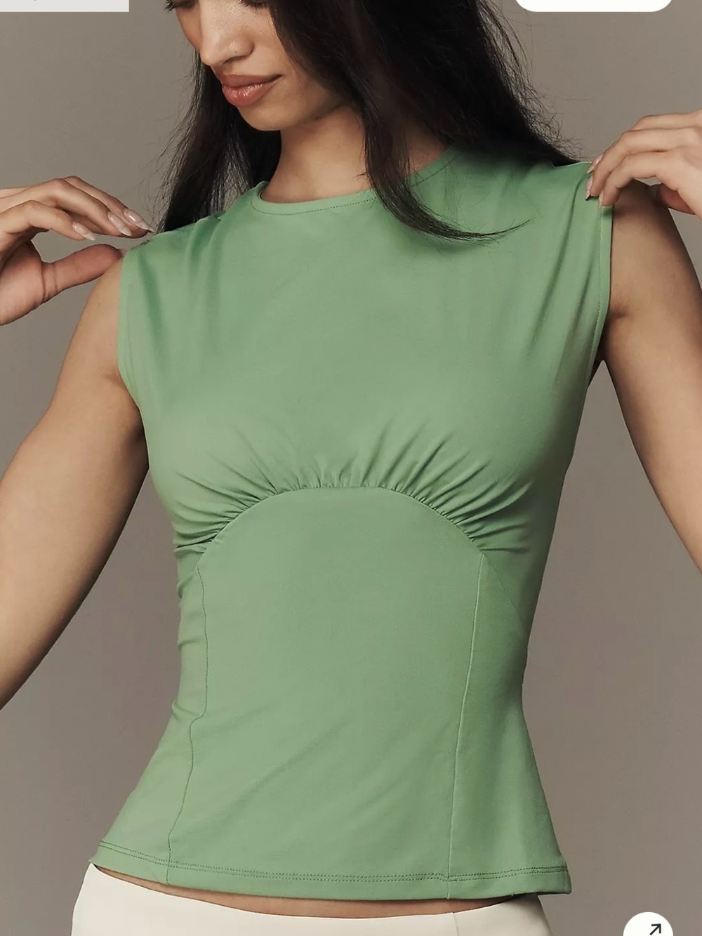 Maeve Shirred Corset Top